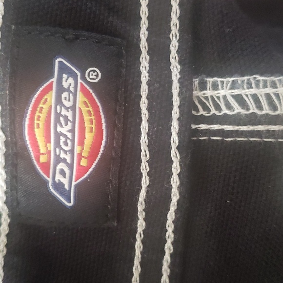 Dickies 30 Cargo Retro Sporty Utility Black Cropped Cotton Mid Rise - Picture 8 of 9